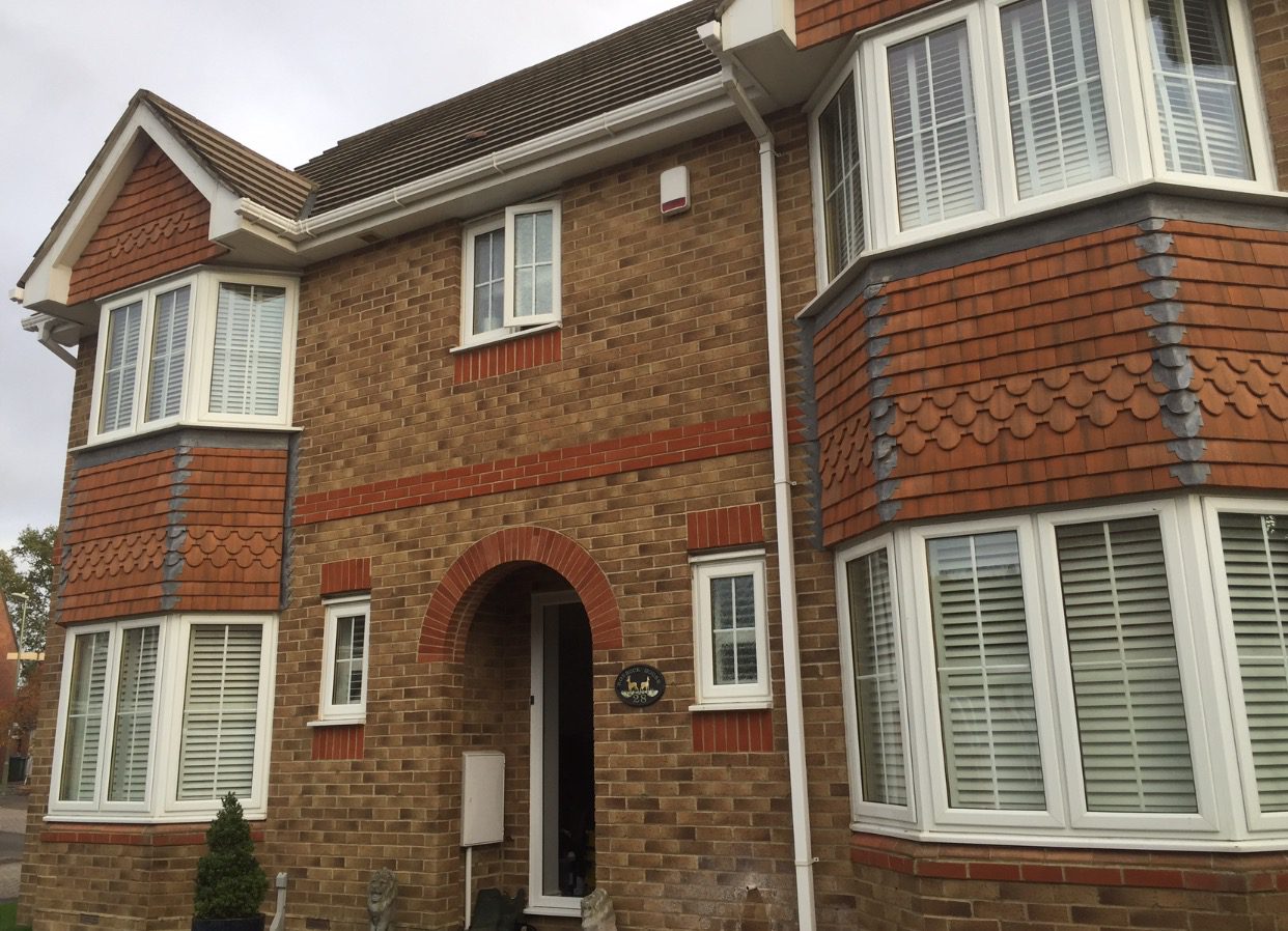 Bay window shutters fitted in Petersfield