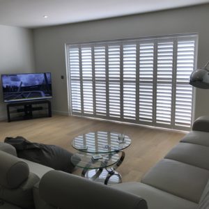 Sitting Room Tracked Shutters