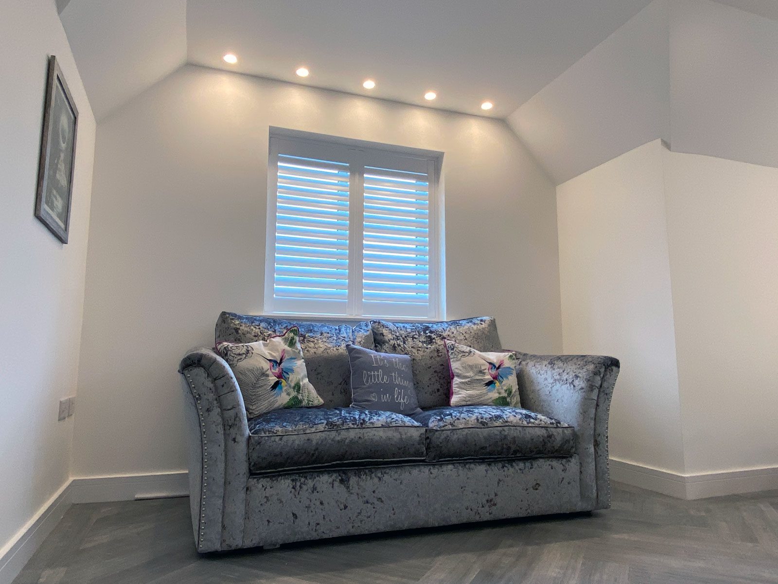 Sitting Room Wooden Shutters